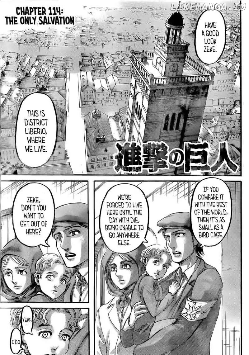 Attack on Titan, Chapter 114 image 01